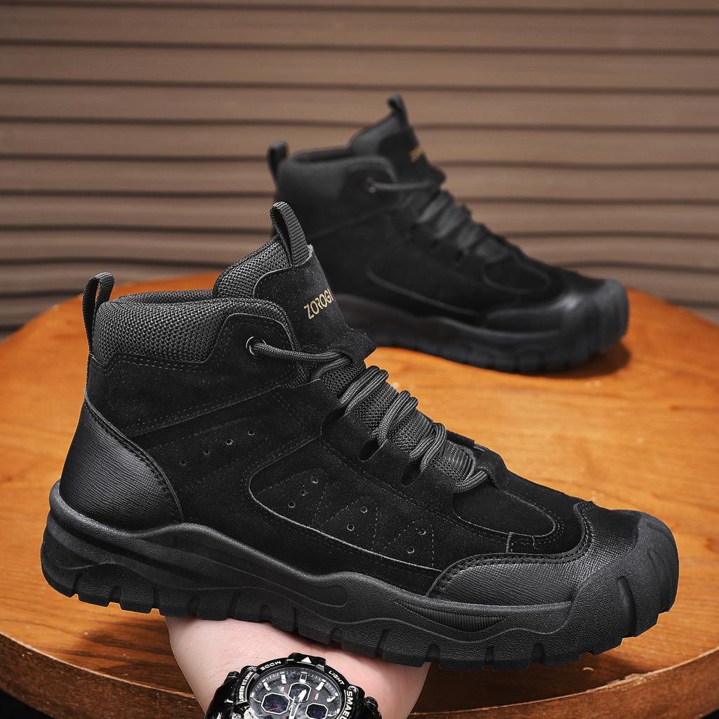 TUINANLE Мужские походные ботинки для активного отдыха, кемпинга, альпинизма, треккинговые кроссовки для мужчин, повседневные ботинки с высоким берцем