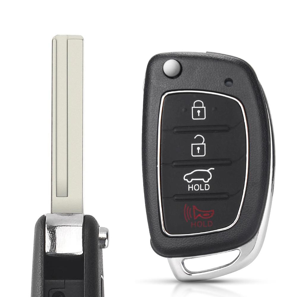 3/4 кнопки откидной складной чехол для автомобильного дистанционного ключа для HYUN.DAI Mistra Santa Fe Sonata Tucson Accent I30 I40 I45