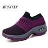 Fashion Women Casual Sneakers Mesh Platform Slip-on Air Cushion Sport Shake Shoes