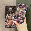 Черный кейс из мягкого материала для Xiaomi Redmi 10C K40 Pro 12C A2+ A3X A1+ K80 A4 13C 9T A5 9 14C 9A 9C A3 10A One Piece Крутой Луффи