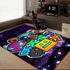 Colorful Geometry Dash Characters Rug Office Floor Mat - Machine Washable for Bedroom, bedroom, livingroom, Room Decor Fan Gifts Christmas