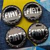 4PCS 60mm Car Wheel Hub Cover Emblem Sticker Accessory For Fiat Abarth 500 Tipo FR Panda Argo Freemont Viaggio Bravo Punto Doblo