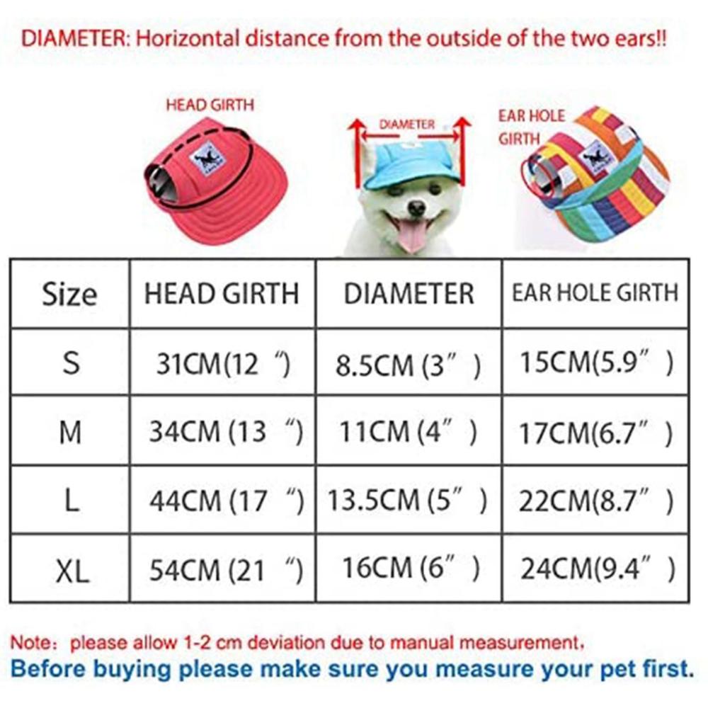 With Ear Holes Adjustable Chin Strap Puppy Dog Visor Hats Sun Protection Sunbonnet Baseball Cap