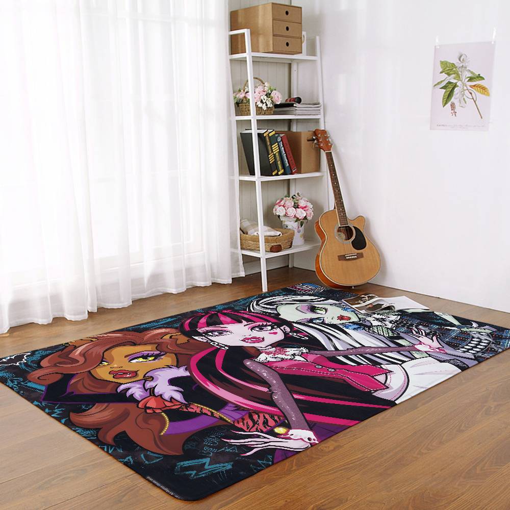 Anime-E-MonsterS Floor Mats Home Laundry Rug Carpet For Living Room Decor Lounge Area Anti-slip Foot Mat Entrance Doormat
