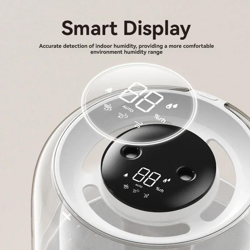 6.8L Увлажнитель большой емкости USB двойной распылитель тихий увлажнитель для дома общежития офиса спальни рабочего стола с ночником