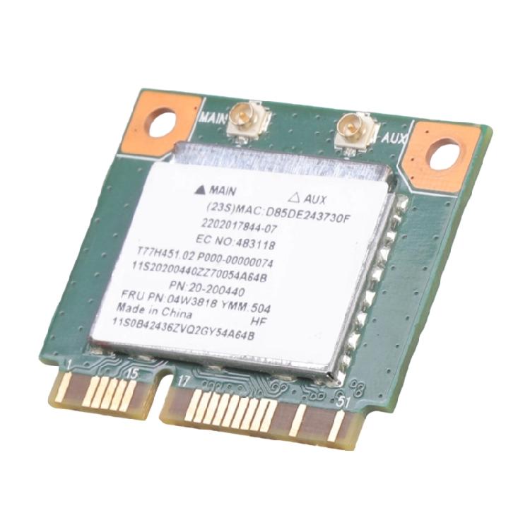 Сетевая карта PCIe с низким энергопотреблением для бизнес-профессионалов, беспроводная сетевая карта Mini PCIe половинной высоты