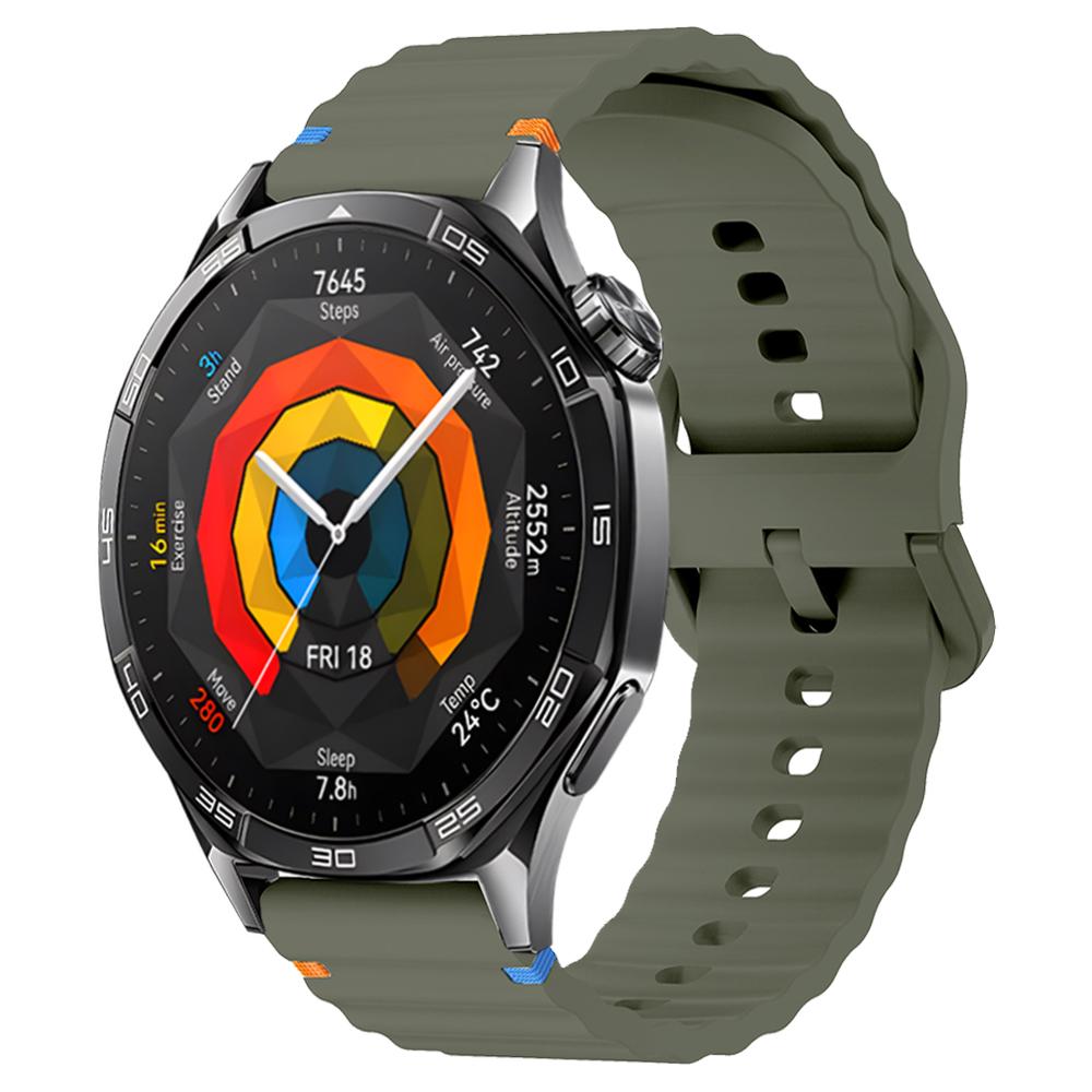 22mm 20mm Stylish Silicone Strap For HUAWEI WATCH GT 5 4 3 2 SE 46mm 42mm/Runner Sport Band For HUAWEI WATCH 4 3 Pro Bracelet