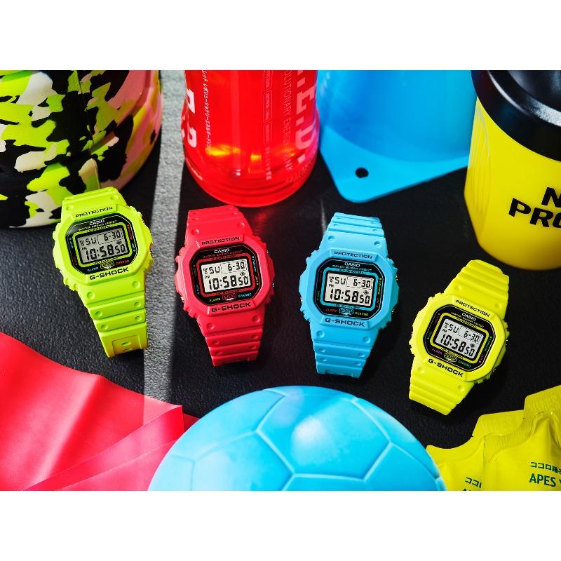 Casio Мужские часы G-SHOCK, кварцевые, с противоударным и водозащитным корпусом 200 м, из смолы, с будильником GMD-S5600EP-9