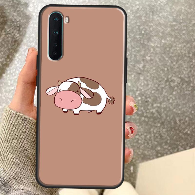 Мультяшный Милый Чехол с Пятнышками Коровы Для OnePlus 15 15R 13 13R 13T 12 12R 11 10 10R 10T 8T Nord CE 5 4 2 3 Lite N20 N30 Чехол
