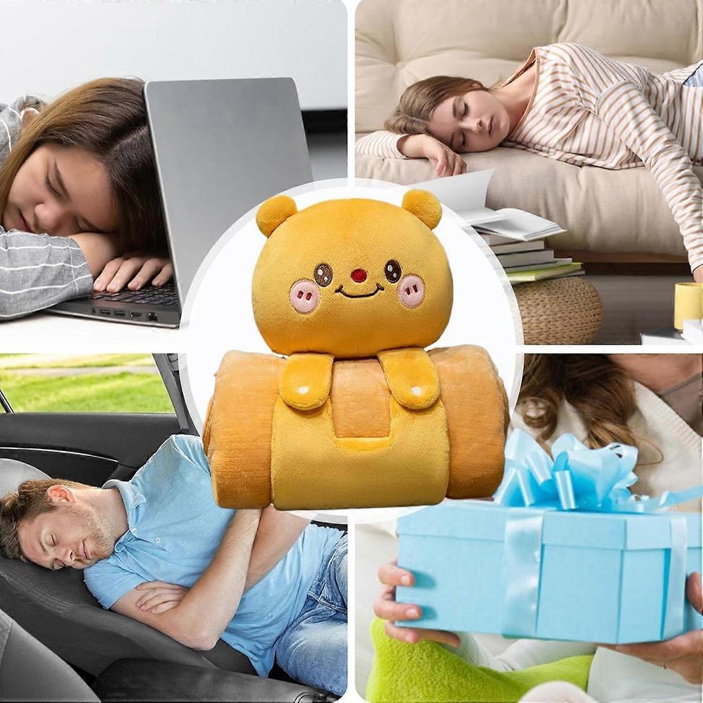 CAPYBARA Capybara Sleeping Bag Blanket, Kids Room Mat, Travel Pillow for Kids, Soft Material, Cute Design