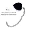 Portable Purse Hanger Heart Shape Hanging Hooks Trendy Handbag Hook  Office Workers