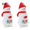 Handmade Craft Accessories 2Pcs Mini Christmas Figurine, Santa Claus Snowman Dolls, DIY for Micro Tree Decorations Landscape Dollhouse Cake