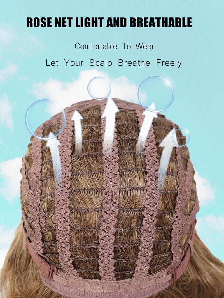 14-дюймовые льняные парики длиной до плеч с золотистой волной для женщин и девочек, вечеринок, хэллоуина, рождественских музыкальных фестивалей и повседневного использования