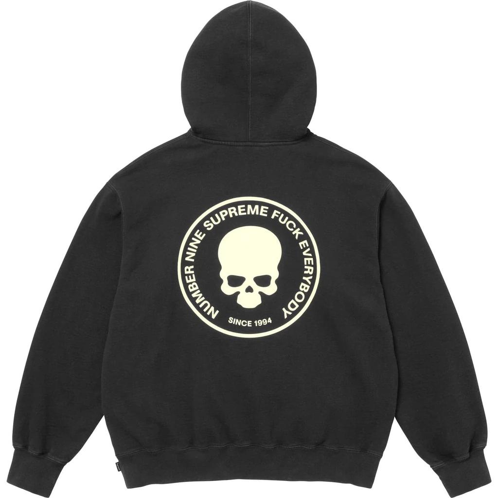 Supreme Число (N)ine Худи Черное