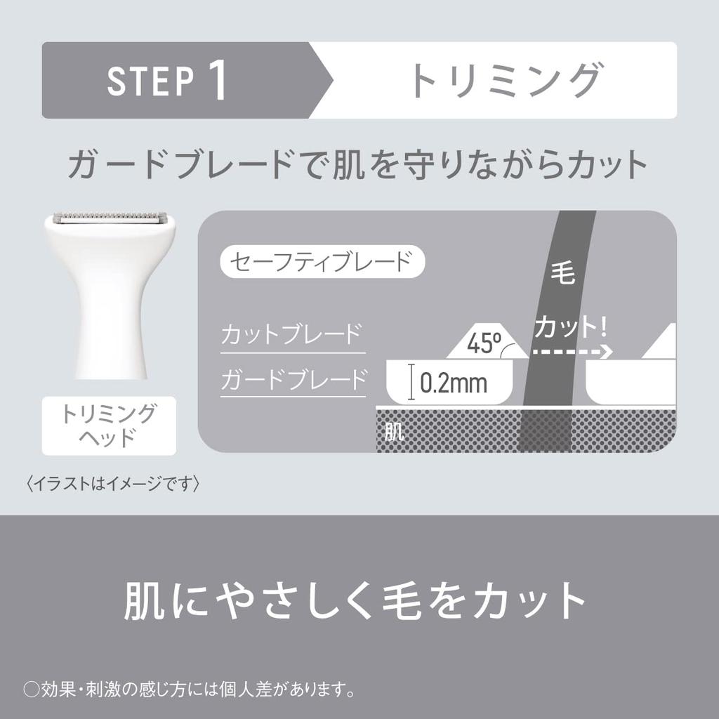 Panasonic Устройство для удаления волос Ferrier VIO, специальная бритва, водонепроницаемая, IPX7, сухое бритье, работающая от батареек, серый оттенок ES-WV62-H