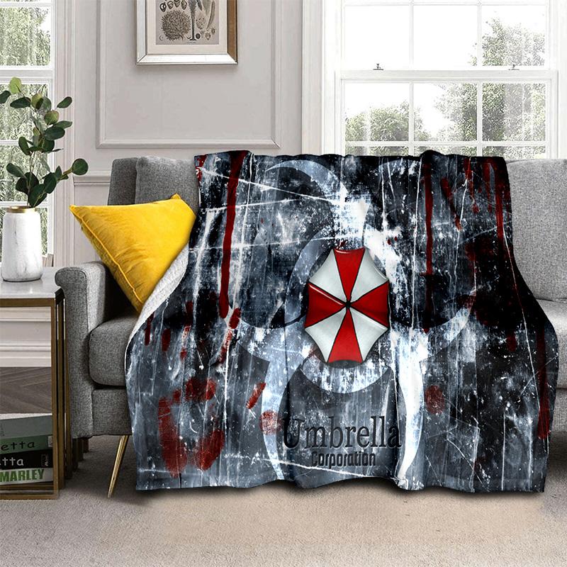 3D R-Resident Evil Gamer Games Одеяло, мягкое одеяло для дома, спальни, кровати, дивана, пикника, путешествия, офиса, отдыха, одеяло, детское одеяло