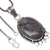 Pendant Designer Jasper Gemstone Handicraft Valentine'Day Silver Jewelry 2"