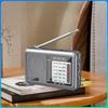 FM AM SW Радио с перезаряжаемой батареей и карманным радио с наушниками для помещений и улицы, подарки для пожилых людей