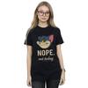 Tom And Jerry Womens/Ladies Nope Not Today Cotton Boyfriend T-Shirt
