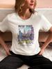 New York Graphic T-Shirt Unisex NYC Travel Gift Tee City Souvenir Statue Liberty