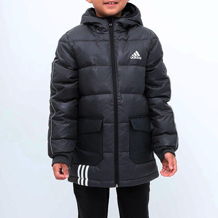 adidas Детские пуховики с капюшоном Умеренные H45038