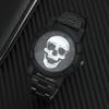 Fashion Mens Skull Watch Quartz Analog Watch Personality Bracelet Watch Party Accessories