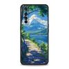 Чехол для телефона Realme GT Neo 2 3 3T 5 Для Realme 12 11 5G 10 9 8 5G 7 6 GT5 GT3 GT2 Pro Plus C21 C11 C25 C35 Обложка Искусство Пейзаж