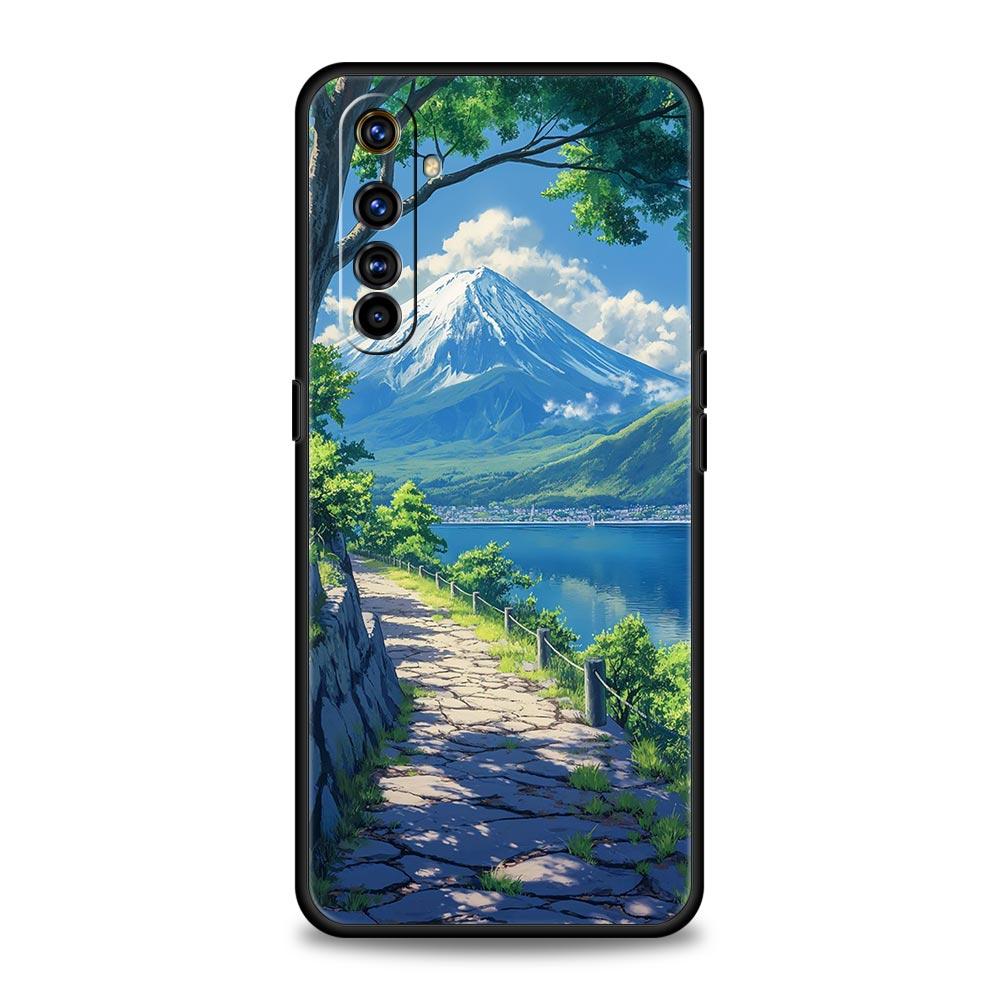 Чехол для телефона Realme GT Neo 2 3 3T 5 Для Realme 12 11 5G 10 9 8 5G 7 6 GT5 GT3 GT2 Pro Plus C21 C11 C25 C35 Обложка Искусство Пейзаж