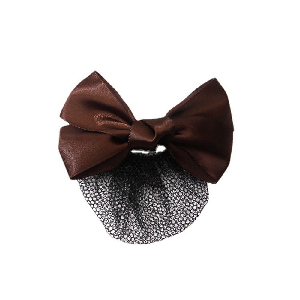 Headwear Satin Hair Clip Korean Bun Snood Hairgrips Cover Net Ponytail Clip Women Spring Clips