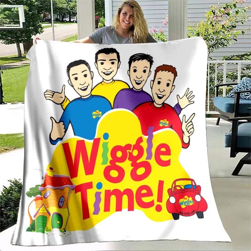 Мультфильм The Wiggles Легкое Удобное Мягкое Дышащее Ультратеплое Одеяло Постельное Белье Постельное Белье для Путешествий