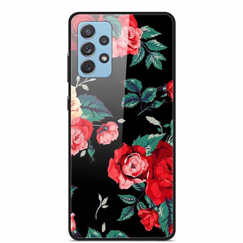 Для Samsung A52 5G 4G Чехлы A52s 5G Закаленное Стекло Жесткие Задние Чехлы Для Samsung Galaxy A52 5G Чехлы для Телефона Funda A 52s 2022 A528B