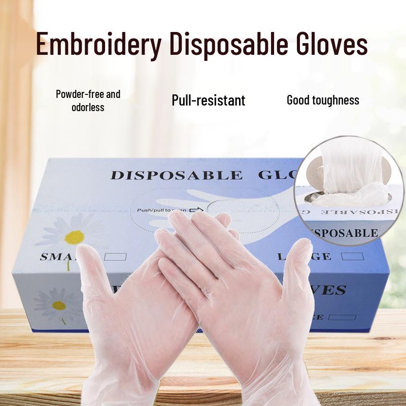 50 Microblading Disposable PVC Rubber Finger Cots for Eyebrow & Lip Tattoo, Nail Art, Beauty Salon.