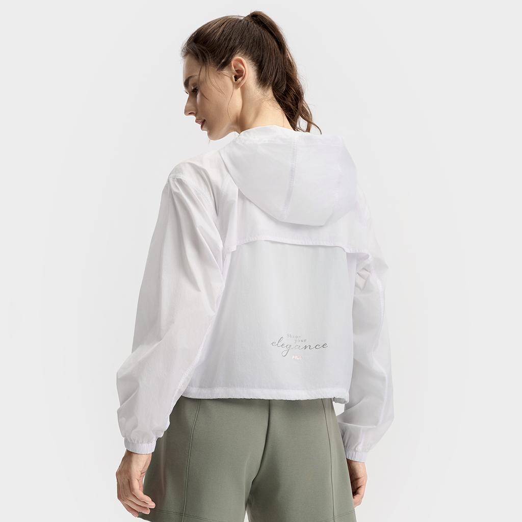 Fila Фитнес Мода Универсальная Свободная Куртка с Капюшоном Женские куртки A11W531702F-WT