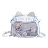 Ita Oshikatsu Shoulder Showcase Clear Crossbody Small Cute Fashion with Cat Present As a Kids Backpack [PandaSays] Bag, Bag, Bag, Bag, Pouch, Bag,