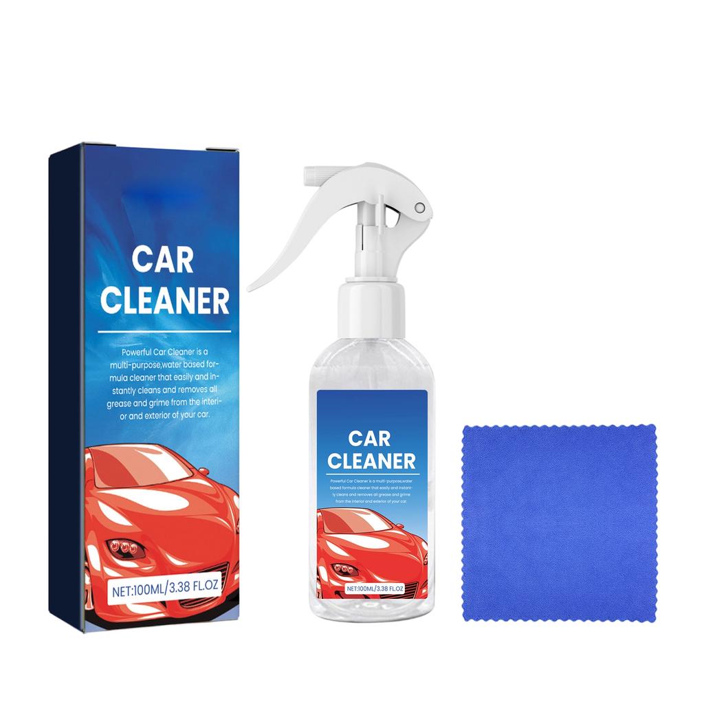 Homonth Car Cleaner Interior Cleaning Maintenance Multi-function Car Decontamination Cleaning Agent 100ML