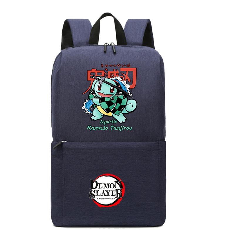 Рюкзак в стиле аниме «Убийца демонов» Nezuko Kawaii, школьная сумка с героями мультфильмов, большая вместимость, манга для путешествий, повседневная сумка для книг для девочек для взрослых