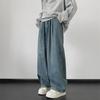 2024 Men's Japanese Wide-Leg Jeans - Spring & Autumn Fashion, Loose Fit Youth Trousers