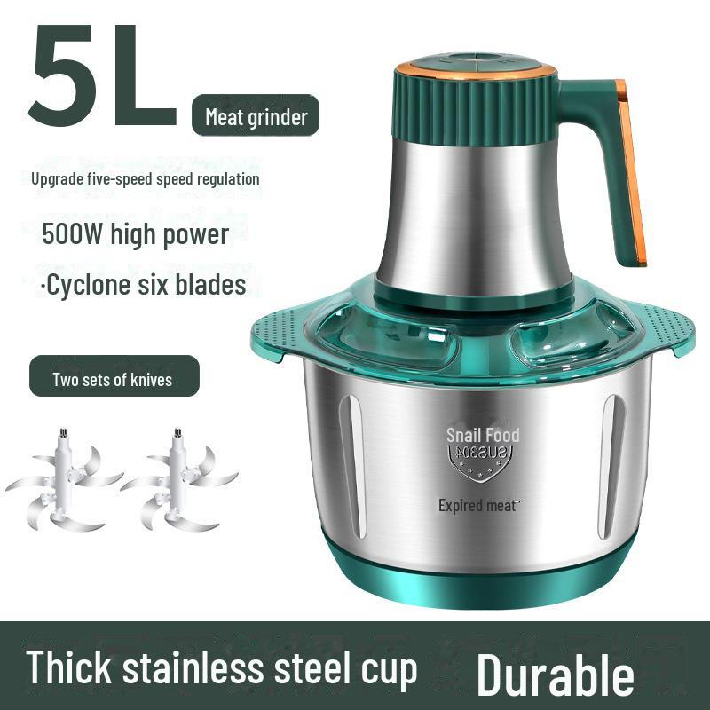 Автоматическая мясорубка и бытовой миксер из нержавеющей стали объемом 5 л