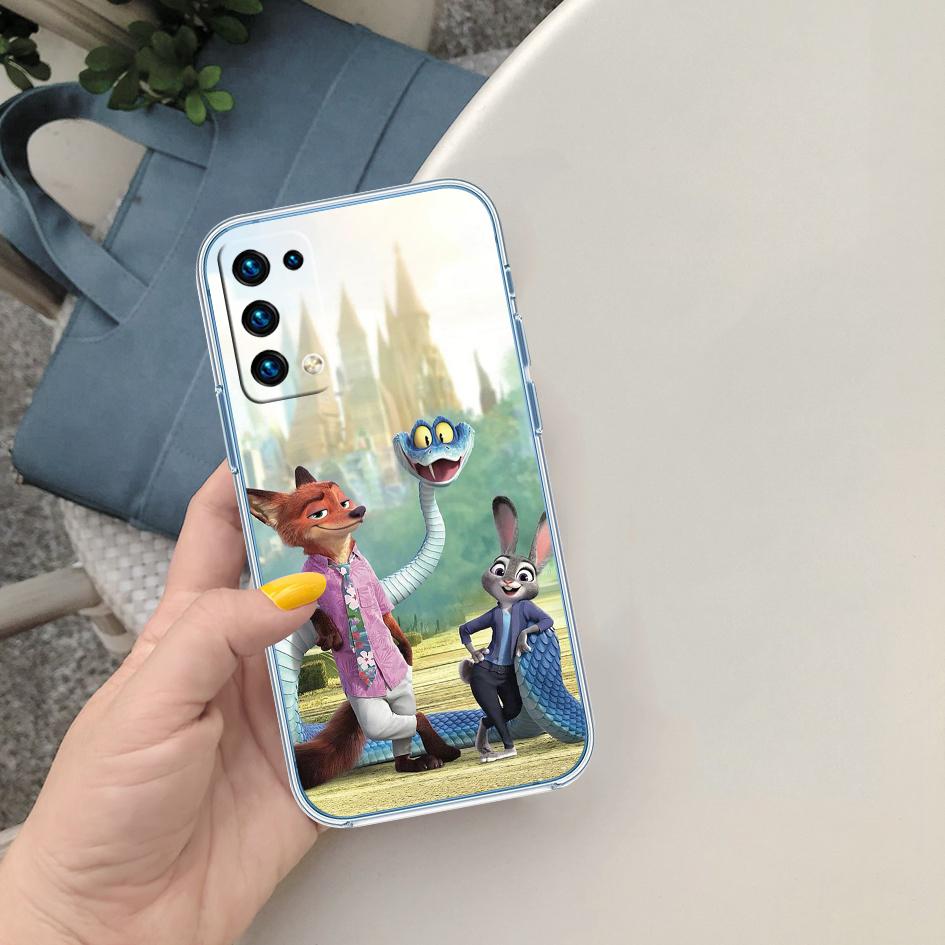 CJ105 Zootopia Disney Soft Shell Transparent Phone Case for Motorola Moto G7 G8 G9 G84 G85 G73 G24 G15 Z2 Play Power Plus