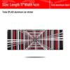 Tesla Model 3/Y/S/X Rear Tail PLAID Metal Car Label - 3D Stereo Aluminum Label
