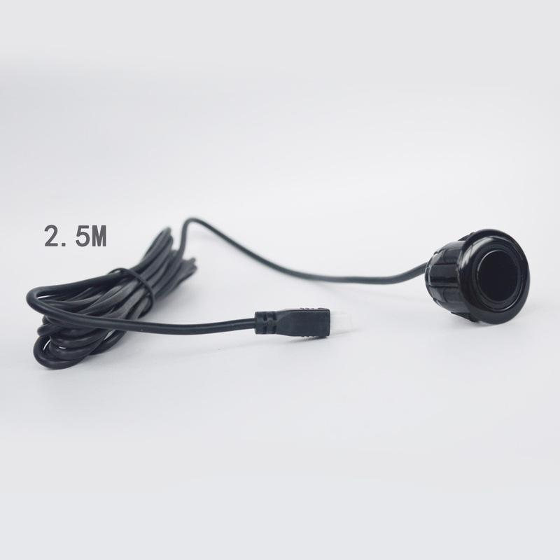 22mm/0.86in Diameter Open Hole Car Parktronic Parking Sensor Vehicl Backup Radar Probe Ultrasonic Kit Black Red Blue Grey