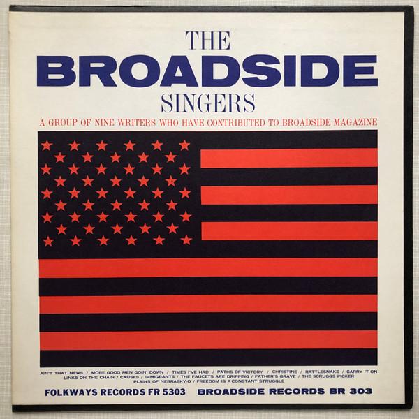 Виниловая пластинка BROADSIDE SINGERS The Broadside Singers BR303 Broadside Recor 1964 США КантриФолк Б/у