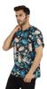 Inkmeso Printed Casual Short Sleeve T-shirt For Men  S Holiday Beach Wear Tee Cotton Jersey Tropical