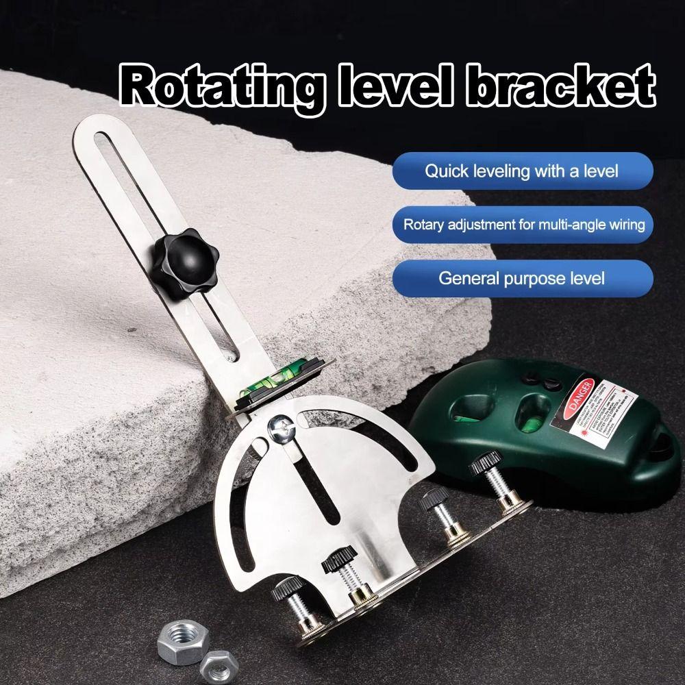Wall Mount Level Holder Portable Rotating Bracket Universal Fit Wall Bracket  Wall Mounting