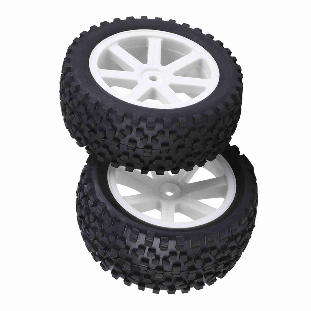 4 шт. 1/10 RC Truck резиновые шины колеса шины для ZD Racing Buggy Crawler Car белые