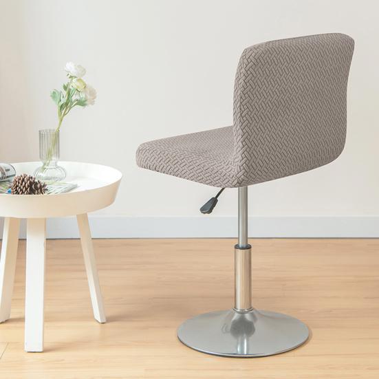 Чехол на стул, высокая эластичность, универсальная упаковка на 360 градусов, полиэстер, спандекс, Т-образный жаккардовый стрейч, вращающийся стул, комбинезон, домашний декор