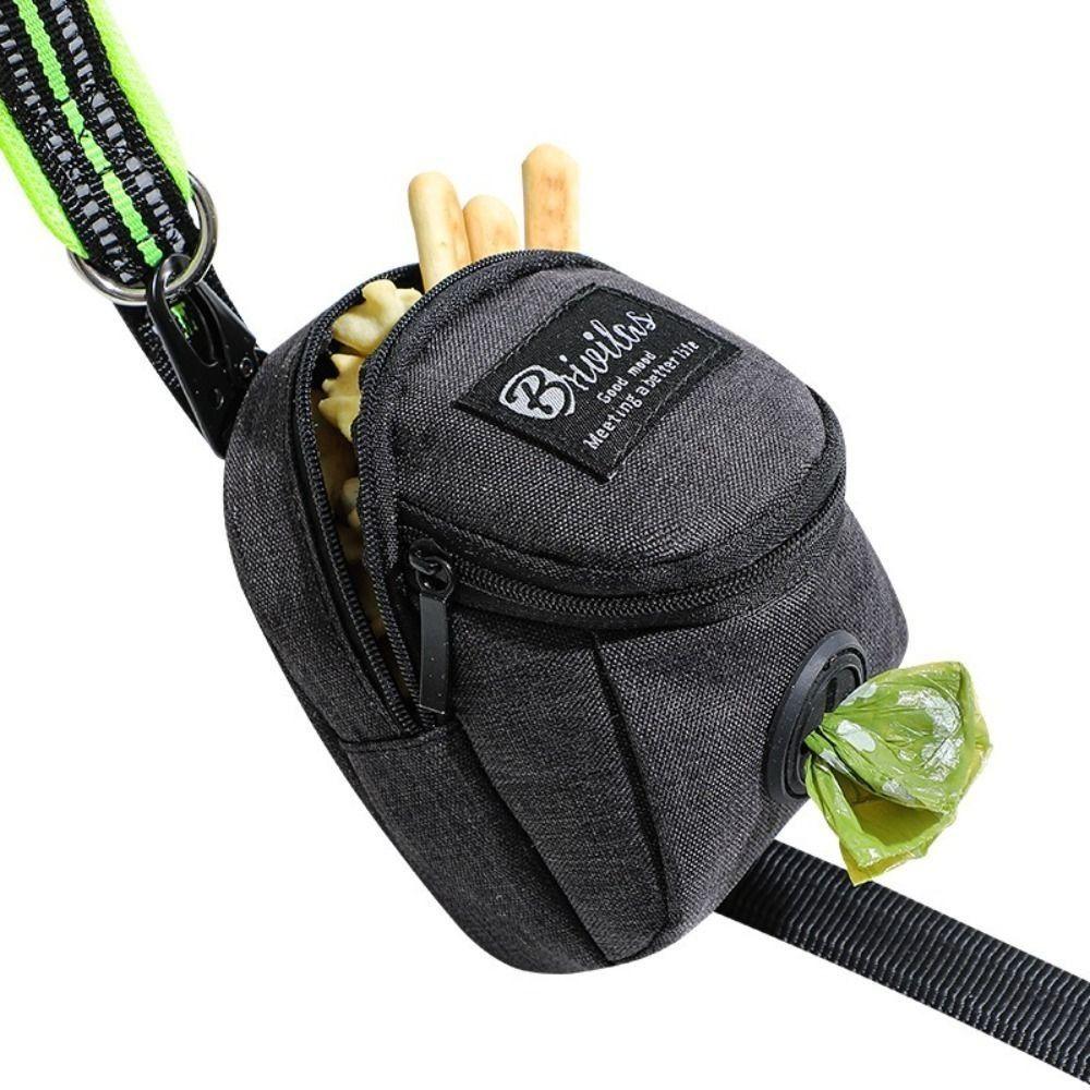 Multifunction Puppy Snack Reward Waist Bag Portable Dog Poop Dispenser Puppy