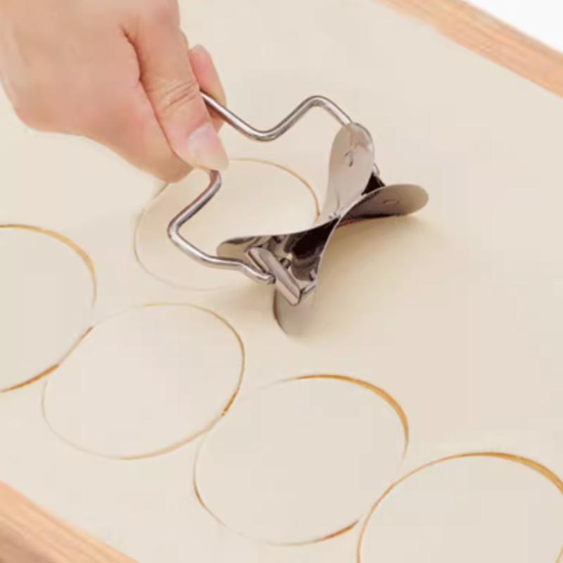304 Stainless Steel Dumpling Machine, Dough Reunion Rolling Machine, Pastry Embossing Machine, DIY Pie Dumpling Skin Baking Tool