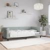 VidaXL Daybed Light Grey 100x200 Cm Velvet 354251