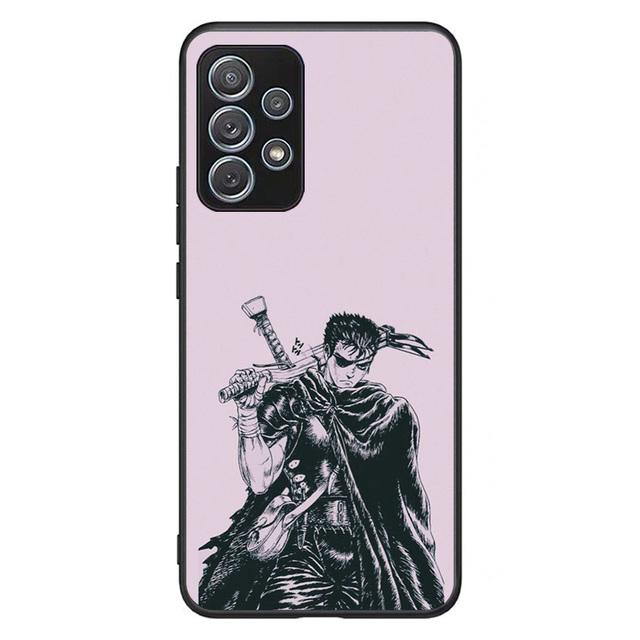 Чехол для телефона с аниме Berserk Guts для Samsung Galaxy A03s A10 A20 A21s A31 A40 A41 A42 A50 A51 A52 A70 A71 A72 A32 A82